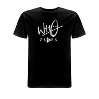 Official Who Plays Logo T-shirt - Black