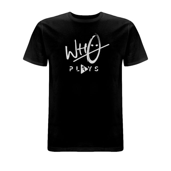 Official Who Plays Logo T-shirt - Black