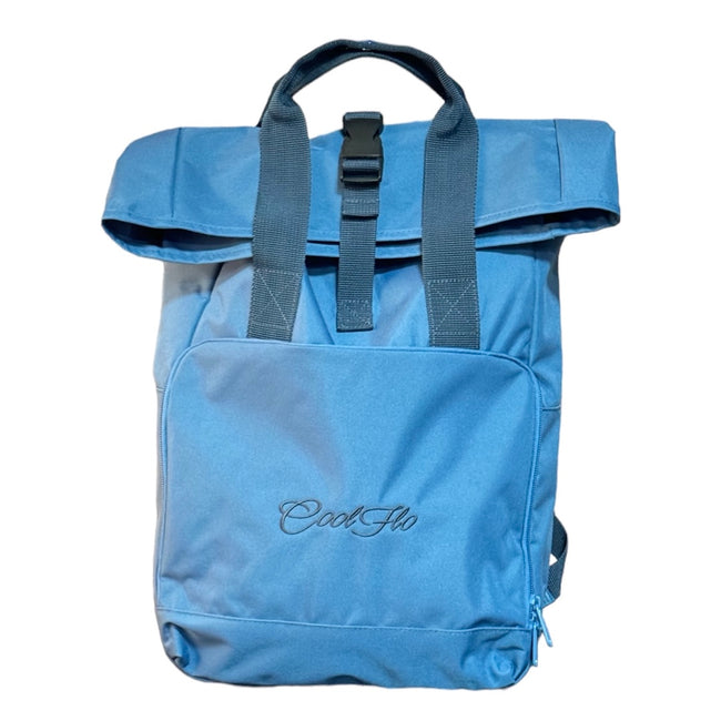 Roll-Top Backpack - Blue