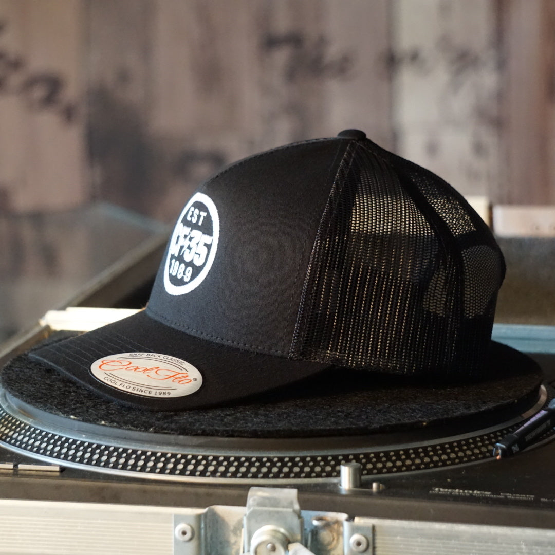 Centreforce CF35 Black Trucker Cap