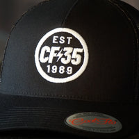 Centreforce CF35 Black Trucker Cap