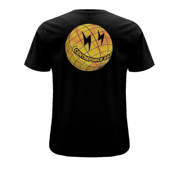 Black Centreforce 883 Globe T-shirt - back