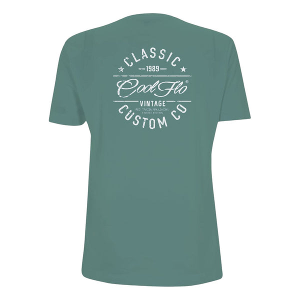 Classic Custom Double Print T-shirt - Green