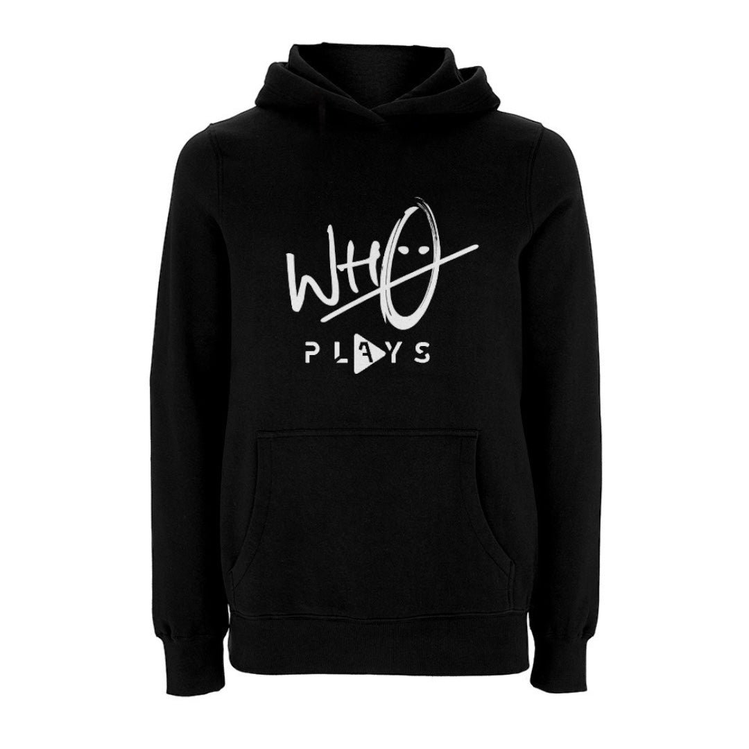 Official Who Plays Logo Hoody - Black
