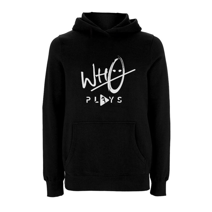 Official Who Plays Logo Hoody - Black