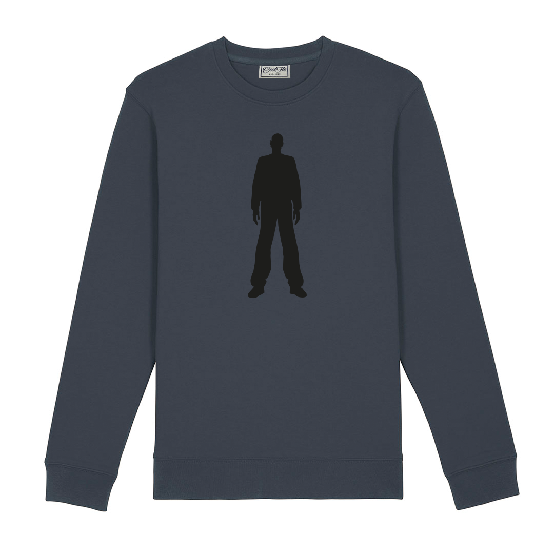Dark grey sweatshirt with large Leeroy Thornhill logo printed on the front.