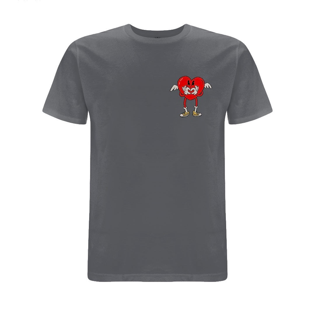 Centreforce special edition 'That's the Way Love is' anthracite tee-shirt with logo on the back and front