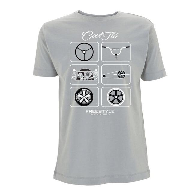 Cool Flo Freestyle T-shirt in Sport Grey