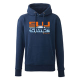 Cool Flo Porsche 911 navy hoody - Gulf Edition with blue, orange and white print.