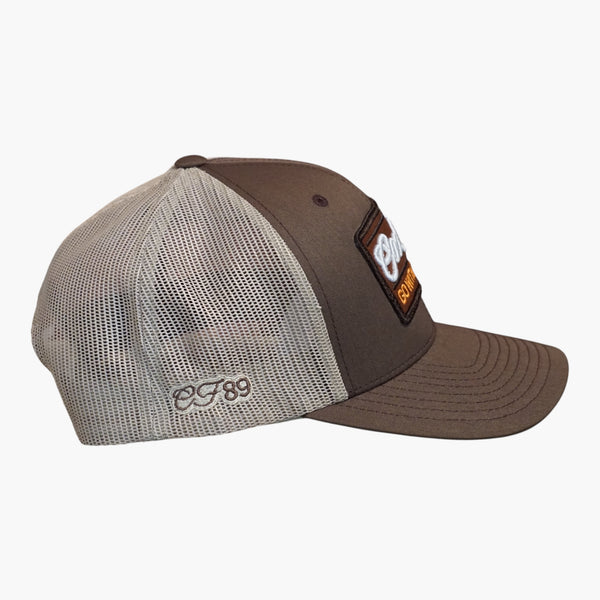Cool Flo Go With The Flo Trucker Cap - Brown/Khaki
