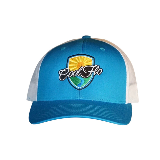 Sunrise Turquoise Two-Tone Trucker Cap