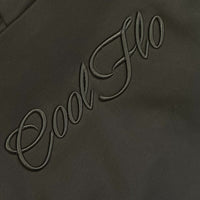 Cool Flo Embroidered 3D Script Hoody - Black