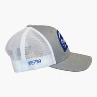 Cool Flo Freestyle Rides 89 Trucker Cap - Heather/White