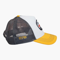 Cool Flo Speed Shop Trucker Cap - Yellow/White/Grey