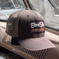 Cool Flo Go With The Flo Trucker Cap - Brown/Khaki