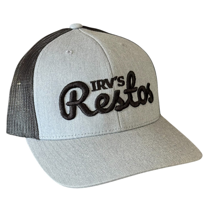 IRV's Restos Two-Tone Trucker Cap - Heather/Black