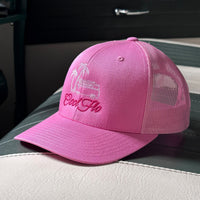Cool Flo Surf Bus Trucker Cap - Pink