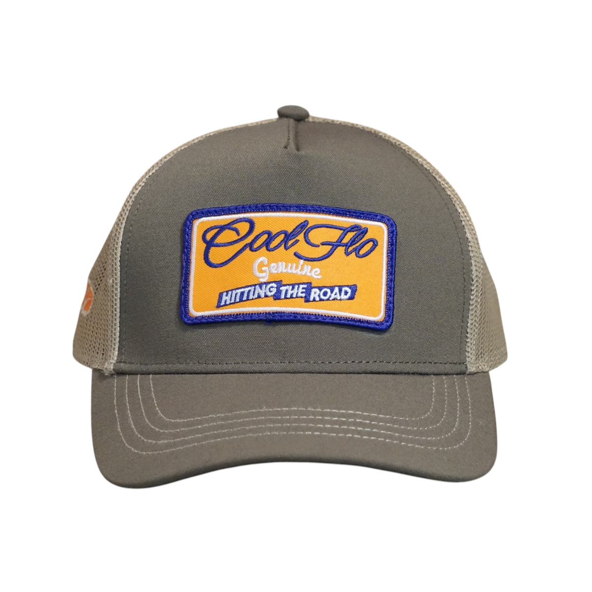Cool Flo Hitting The Road Trucker Cap - Olive/Khaki
