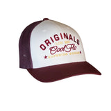 CF Originals Burgundy Contrast Trucker Cap