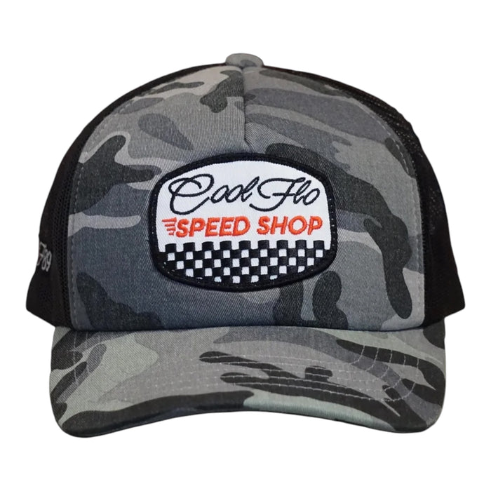 Cool Flo Speed Shop Trucker Cap - Camo