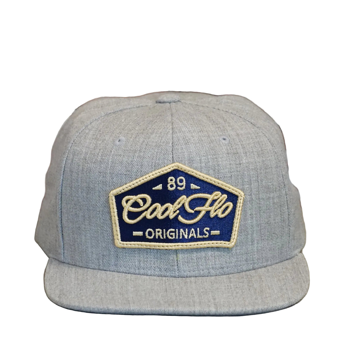 Cool Flo 89 Originals Snapback Cap - Heather Grey