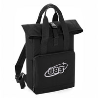 883 Orbit Logo Roll-Top Backpack - Black