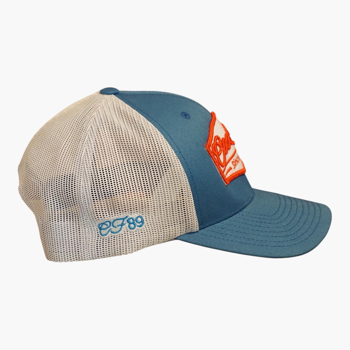 Cool Flo Since 1989 Trucker Cap – Blue/Silver