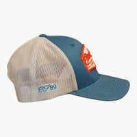 Cool Flo Since 1989 Trucker Cap – Blue/Silver