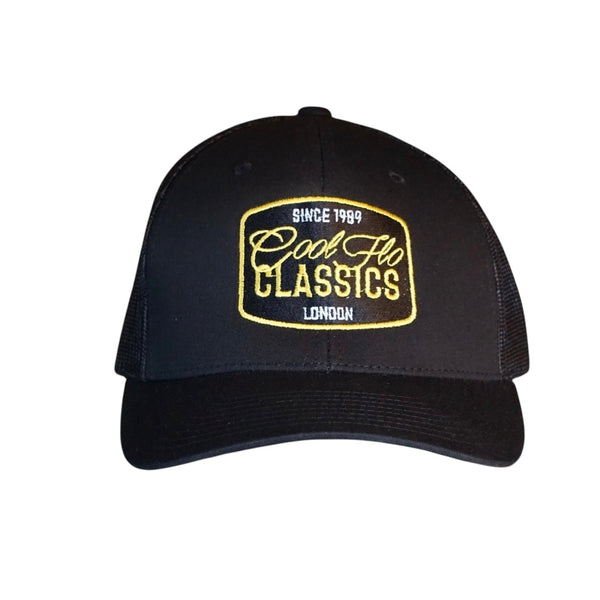 Classics Black Trucker Cap - Cool Flo