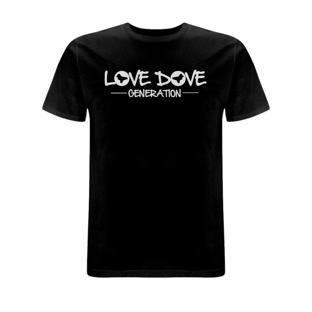 Love Dove Classic Black T-shirt