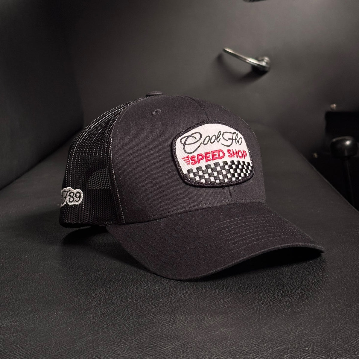 Cool Flo Speed Shop Trucker Cap - Black