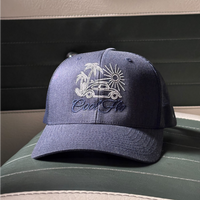 Cool Flo Surf Bug Trucker Cap - Heather Navy