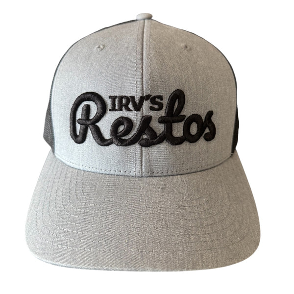 IRV's Restos Two-Tone Trucker Cap - Heather/Black