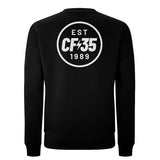 CF35 Double Print Black Sweatshirt