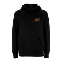Black Centreforce hoody with orange 883 logo printed left-chest.