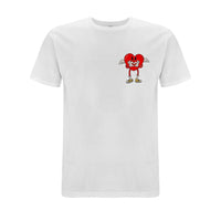 Centreforce special edition 'That's the Way Love is' white tee-shirt with logo on the back and front