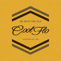 Cool Flo Go With The Flo ochre sweatshirt with two-tone brown chest print design- rollover image