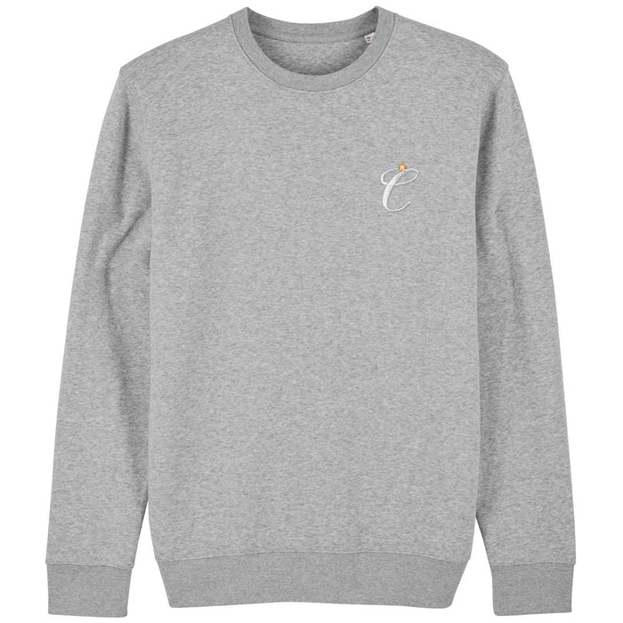 Clockwork Orange grey sweatshirt
with embroidered Clockwork Orange logo