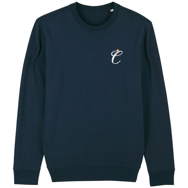 Clockwork Orange navy sweatshirt
with embroidered Clockwork Orange logo