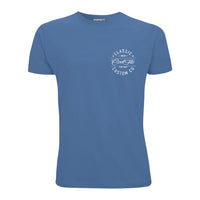 Classic Custom Double Print T-shirt - Blue