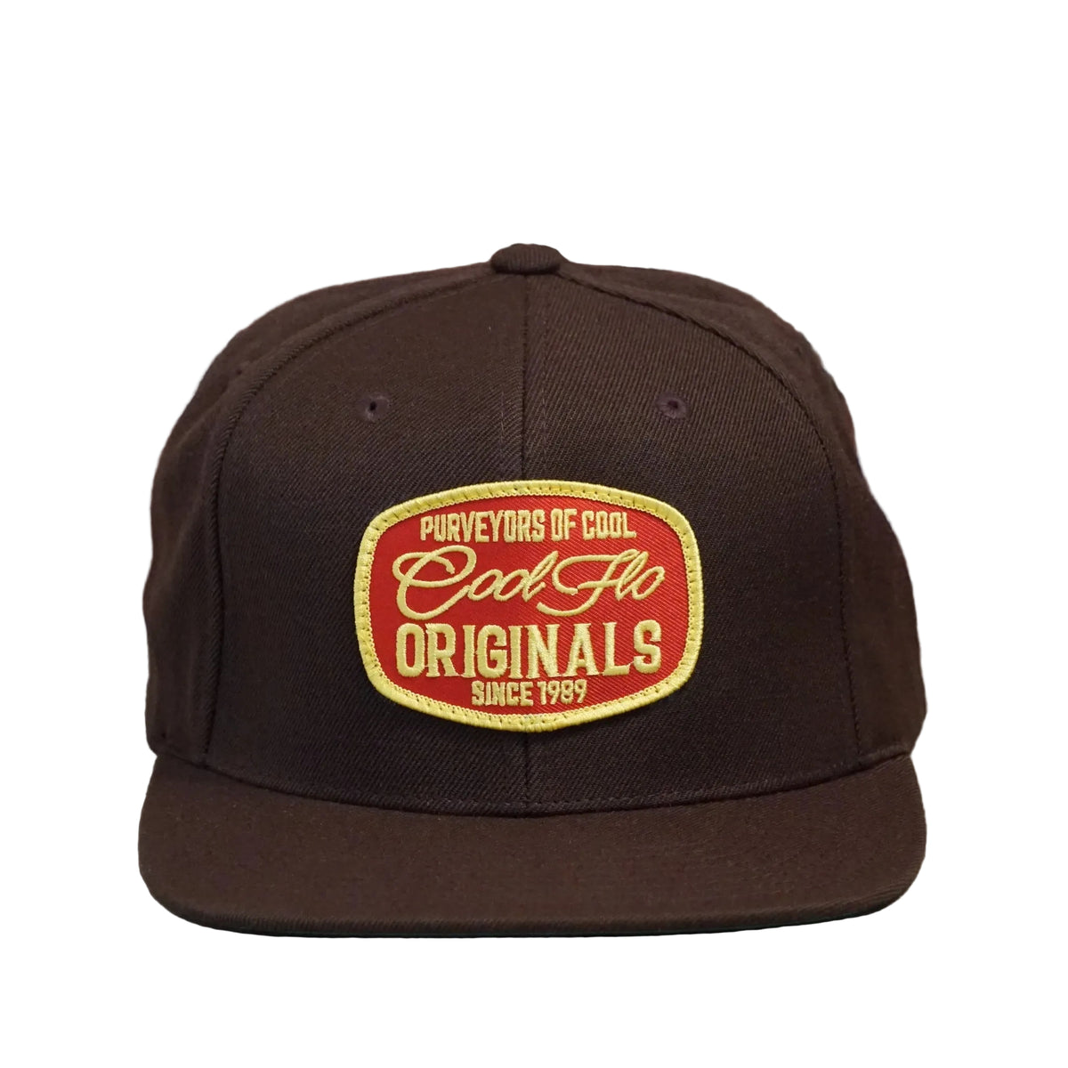 Cool Flo Originals Snapback Cap - Brown