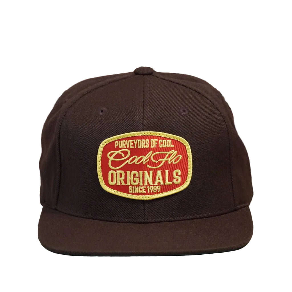 Cool Flo Originals Snapback Cap – Brown