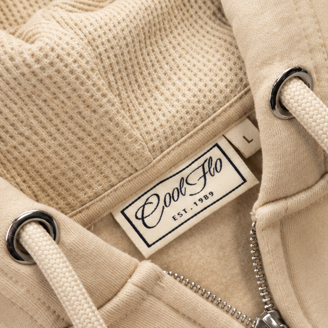 Cool Flo Mini Script Zip Hoody