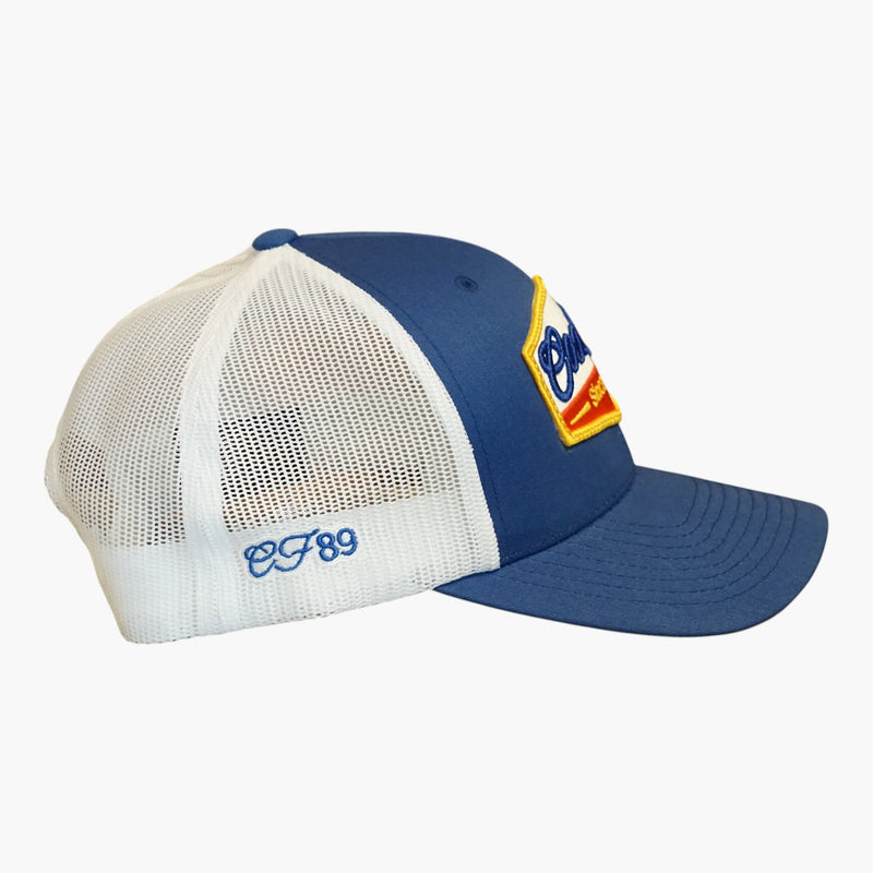 Cool Flo Since 89 Trucker Cap - Blue/White