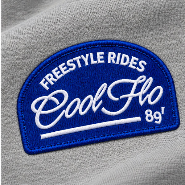 Cool Flo Freestyle Rides Badge Zip Hoody - Grey