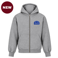 Cool Flo Freestyle Rides Badge Zip Hoody - Grey