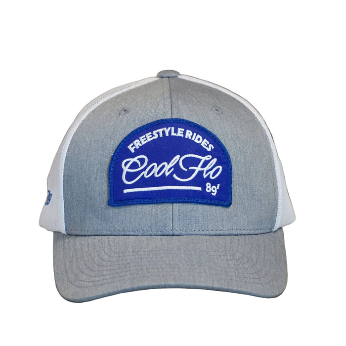 Cool Flo Freestyle Rides 89 Trucker Cap - Heather/White