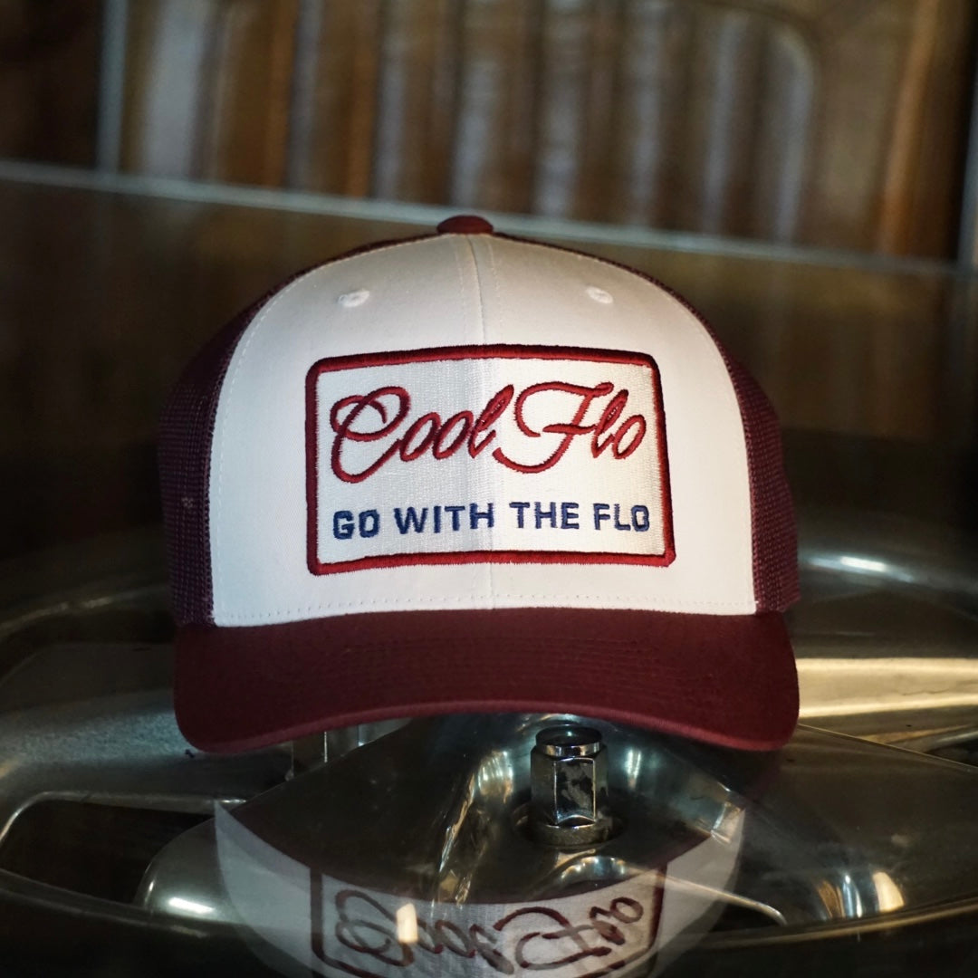 Go With The Flo Contrast Trucker Cap - Cool Flo