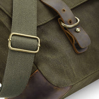 Cool Flo Waxed Canvas Messenger Bag