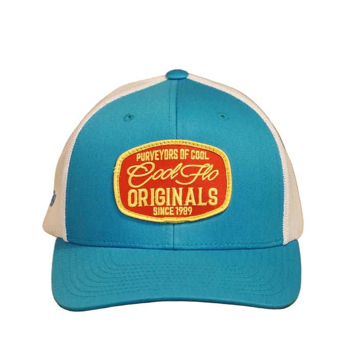 Cool Flo Originals Trucker Cap - Turquoise/White